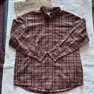 LL Bean Plaid Flannel Shirt